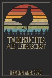 Taubenzüchter aus Leidenschaft Terminplaner 2020