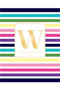 Weekly & Monthly Planner 2020 W