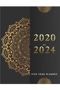 2020-2024 Monthly Planner Five Year Planner