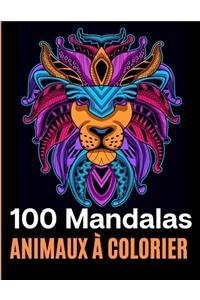 100 Mandalas animaux à colorier