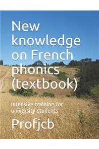 New knowledge on French phonics (textbook)