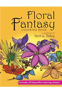 Floral Fantasy Coloring Book