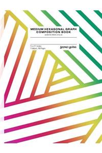 Medium Hexagonal Graph Composition Book