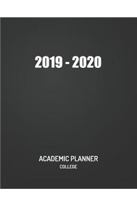 Academic Planner College 2019 - 2020