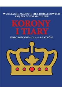 Kolorowanka dla 4-5-latków (Korony i tiary)