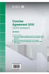 Riba Concise Agreement 2010 (2012 Revision): Architect