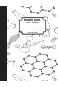 Composition notebook graph ruled paper 8.5 x 11