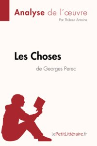 Les Choses de Georges Perec (Analyse de l'oeuvre)