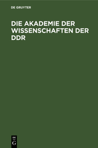 Akademie Der Wissenschaften Der Ddr