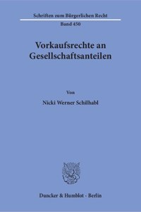 Vorkaufsrechte an Gesellschaftsanteilen