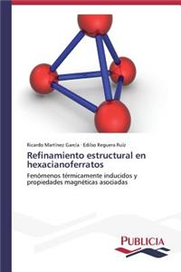 Refinamiento estructural en hexacianoferratos