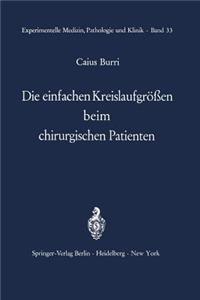 Die Einfachen Kreislaufgrößen Beim Chirurgischen Patienten