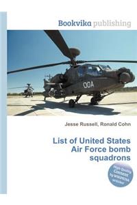 List of United States Air Force Bomb Squadrons