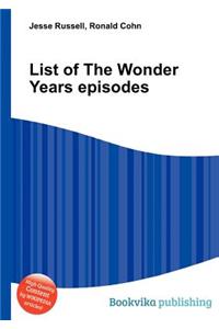 List of the Wonder Years Episodes