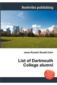 List of Dartmouth College Alumni