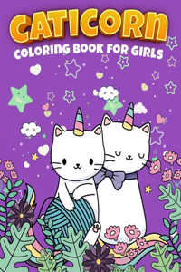 Cute Caticorn Coloring Book For Kids