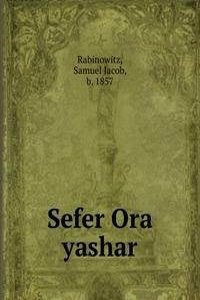 Sefer Ora yashar