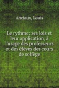 Le rythme