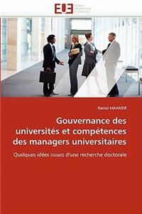 Gouvernance Des Universit?s Et Comp?tences Des Managers Universitaires
