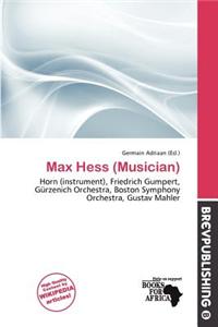 Max Hess (Musician)