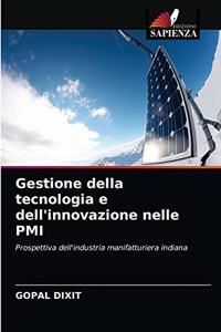 Gestione della tecnologia e dell'innovazione nelle PMI