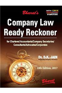 Company Law Ready Reckoner