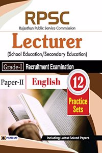 Rpsc Rajasthan Public Service Commission Lecturer (School Education/Secondary Education) (Grade-I) Recruitment Examination 2018 (Paper-II English)