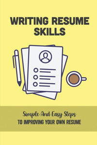 Writing Resume Skills