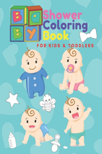 Baby Shower Coloring Book for Kids & Toddlers