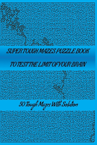 Super Tough Mazes Puzzle Book to Test the Limit Your Brain