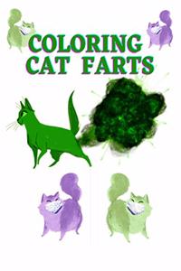 Coloring cat farts