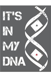 It's in my DNA Pinochle Score Pads
