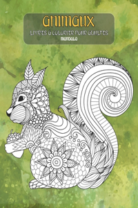 Livres à colorier pour adultes - Mandala - Animaux