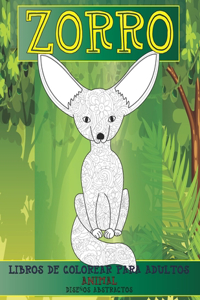 Libros de colorear para adultos - Diseños abstractos - Animal - Zorro