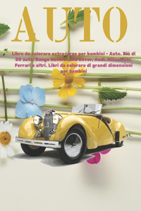 Libro da colorare extra large per bambini - Auto. Più di 50 auto