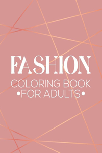 Fashion Coloring Book For Adults