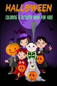 Halloween coloring and Activity Book For Kids