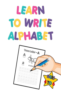 learn to write alphabet