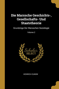 Die Marxsche Geschichts-, Gesellschafts- Und Staatstheorie