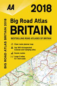 2018 Big Road Atlas Britain (Spiral-Bound)