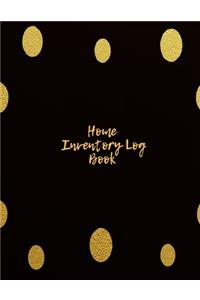 Home Inventory Log Book