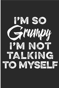I'm So Grumpy I'm Not Talking To Myself