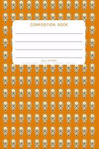 Skull Pattern - Composition Book
