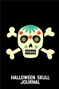 Halloween Skull Journal