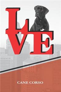 Cane Corso: Dog Love Park Blank Comic Book Journal Notebook Book Is 120 Pages 6x9