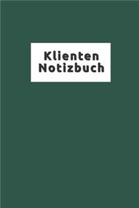 Klienten Notizbuch