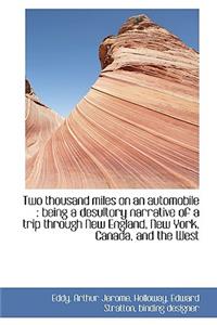 Two Thousand Miles on an Automobile
