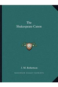 Shakespeare Canon