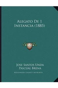 Alegato De 1 Instancia (1885)