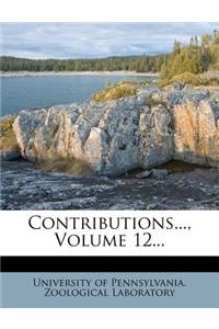 Contributions..., Volume 12...
